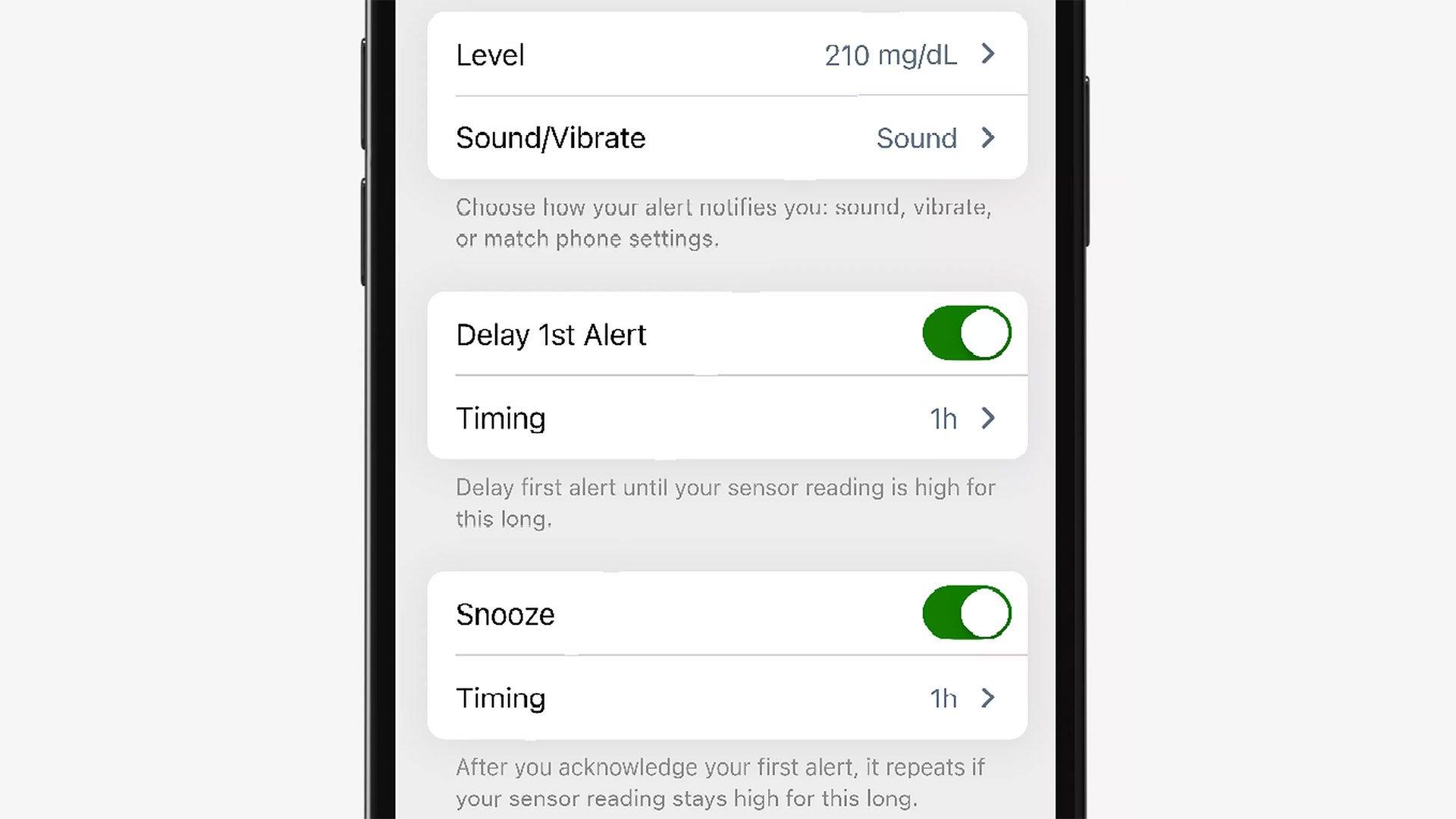 Dexcom G6 and G7 laerts