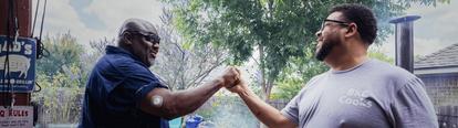 Alton Shaking Hands
