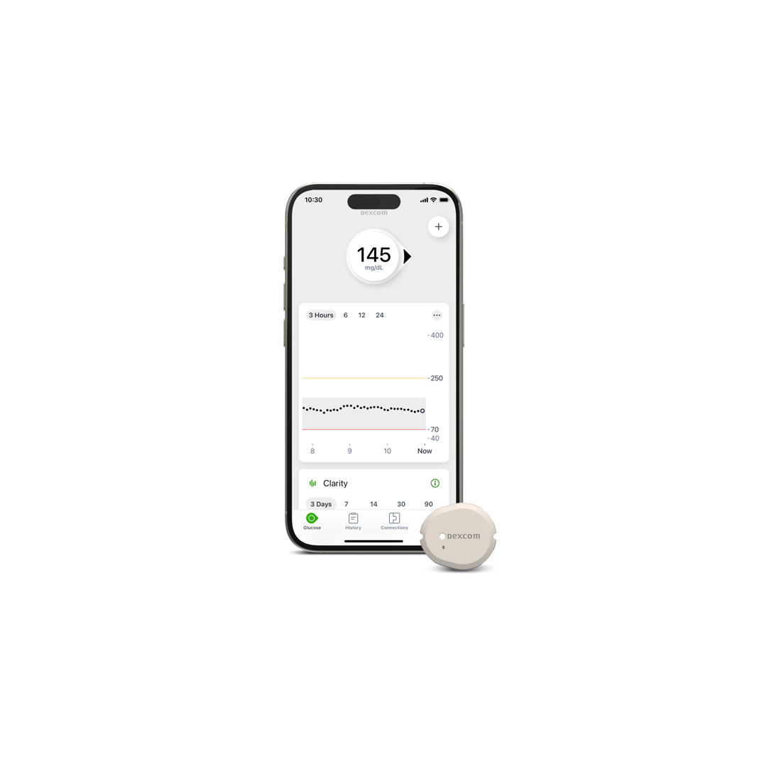 Dexcom app with G7 sensor