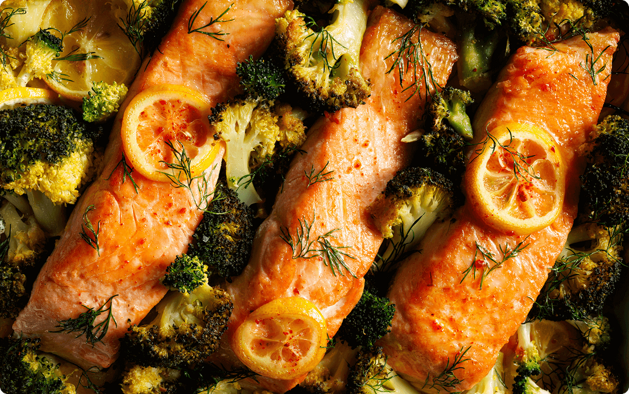 Cajun salmon & roasted veggies
