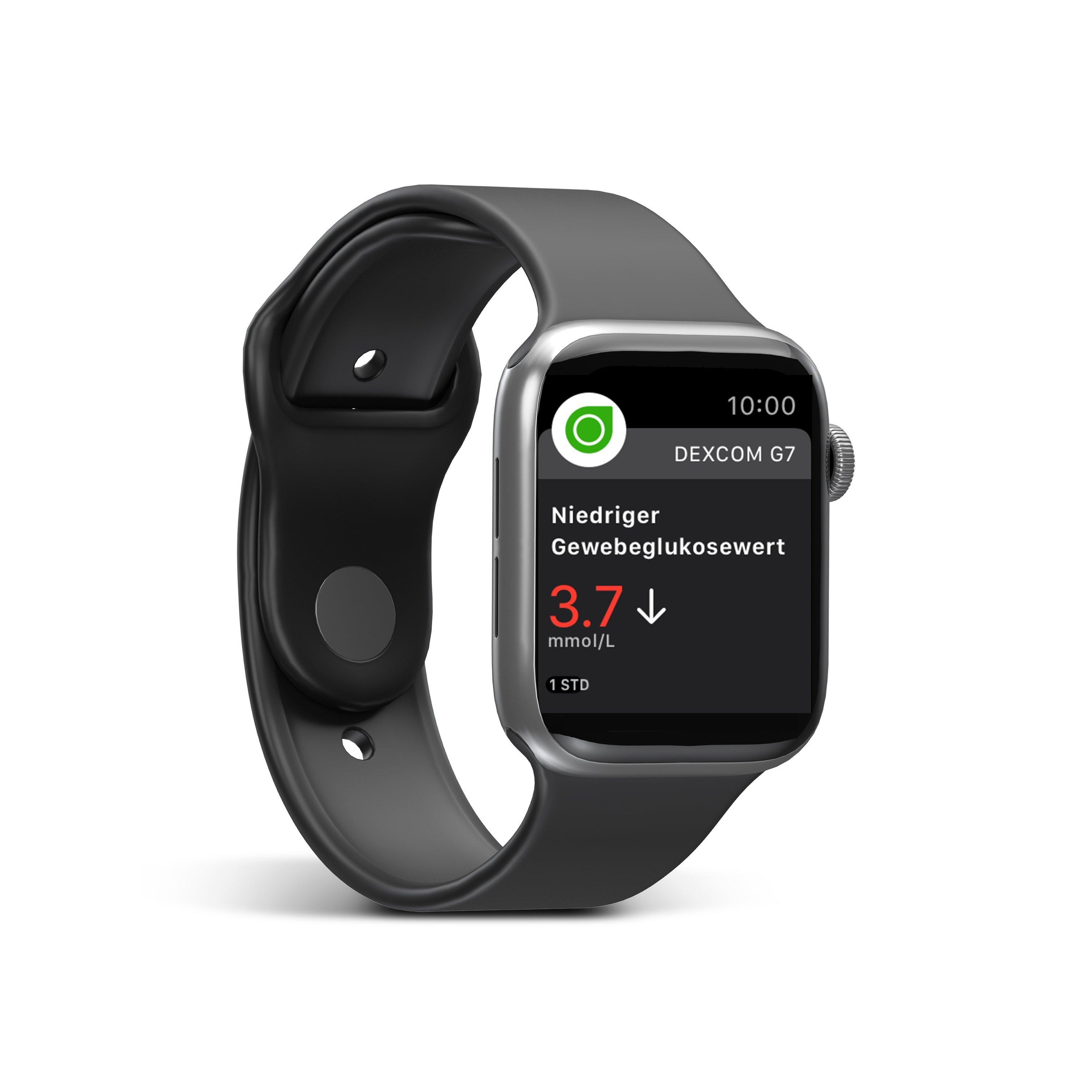 Apple Watch mit Glukose Wert