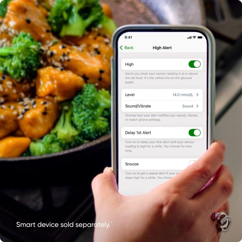 Smartphone showing G7 device information