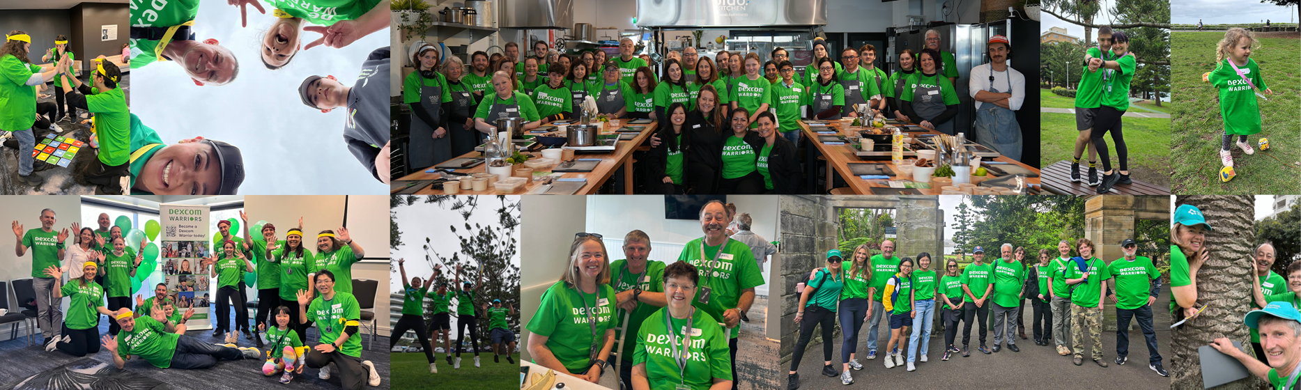 dexcom warriors collage au