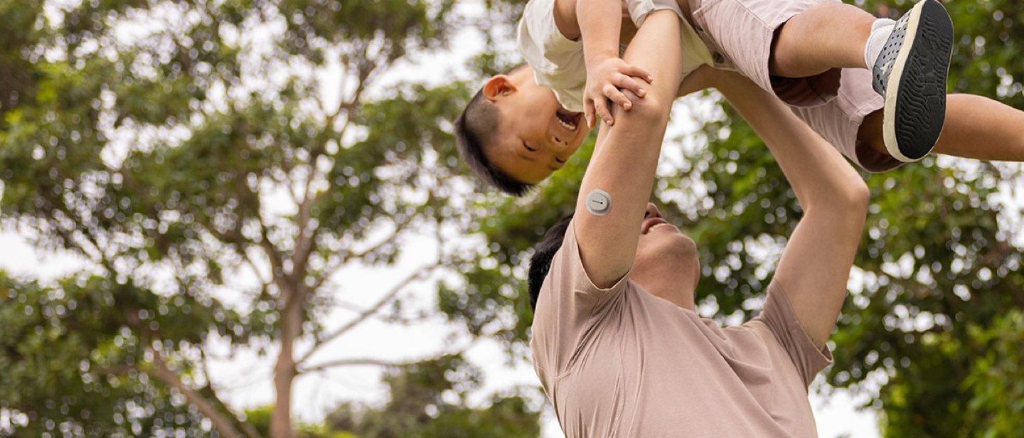 Dexcom G7 CGM device for type 1 diabetes