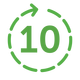 10-day wear icon