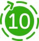 10-dages-ikone til brug i 10 dage
