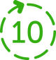 10-day wear icon