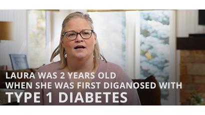 Dexcom warrior Laura sharing her story