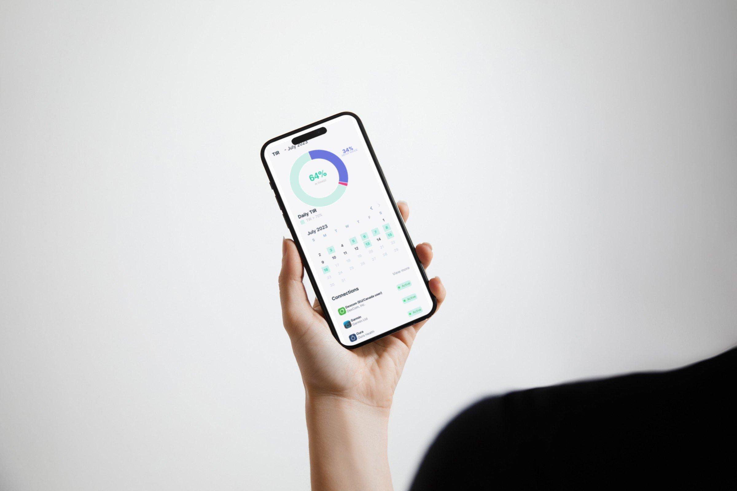 Enhance-d and Dexcom data on a mobile device