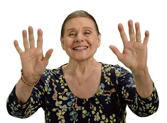 Mary Headshot, holding out hands to show no finger pricks