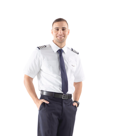 Pilot wearing Dexcom G7, a reliable cgm providing accurate glucose tracking