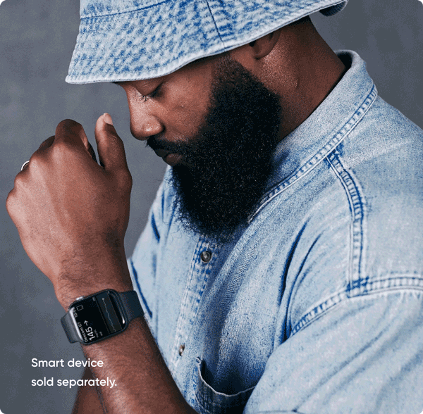 Dexcom Warrior Steven C with Dexcom readings on smart watch