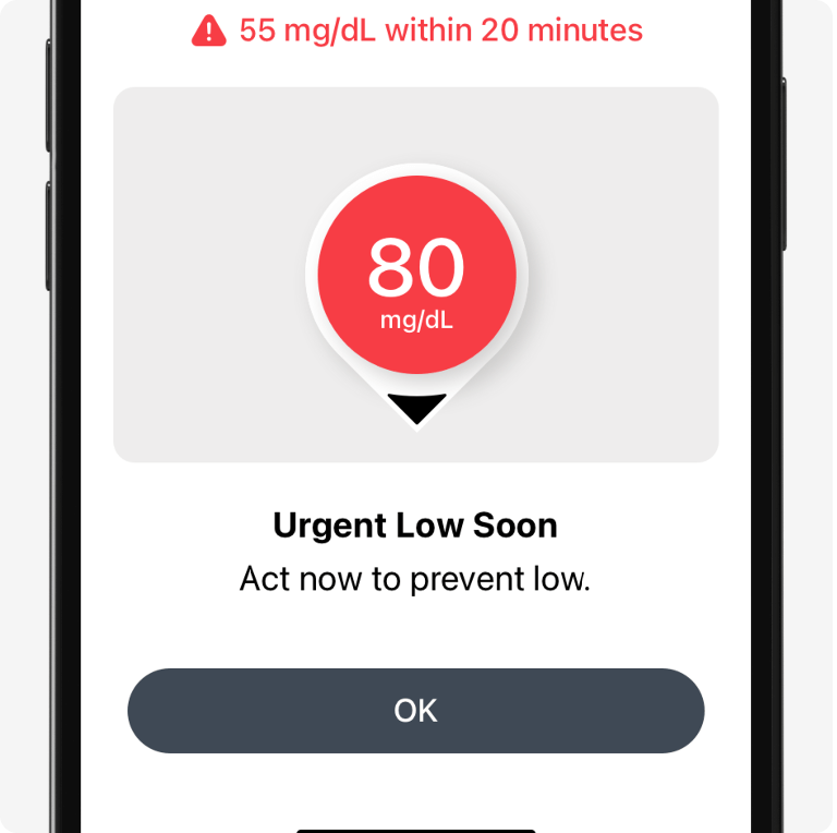 Urgent Low Soon Alert