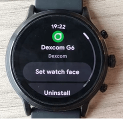 Samsung galaxy watch store dexcom g6