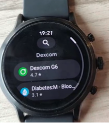 Smart watch compatible store with dexcom g6