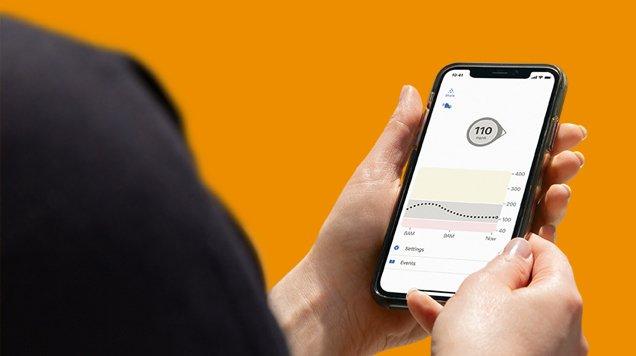 Phone screen showing g6 monitoring system