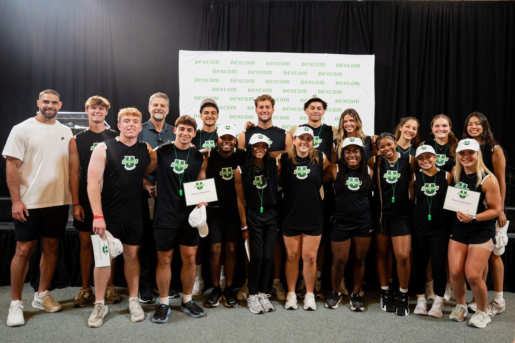 Dexcom U Class of 2025 college athletes