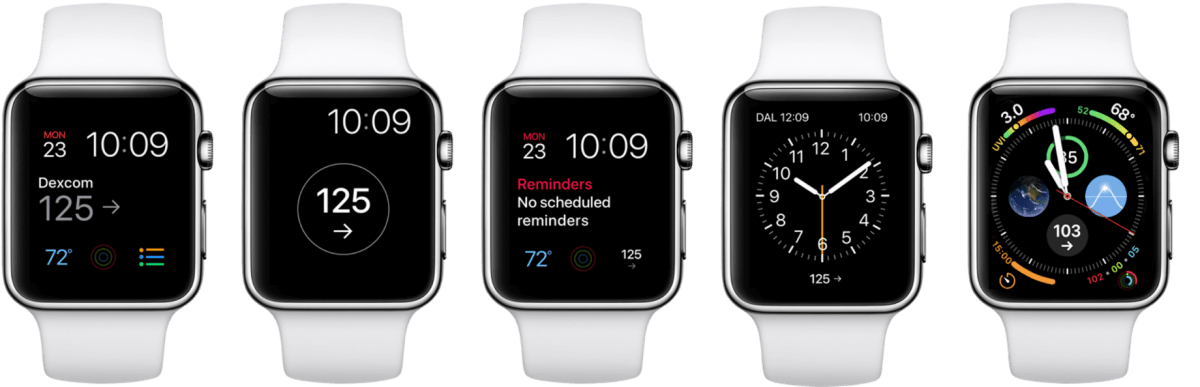 Apple watch outlet with glucose monitor