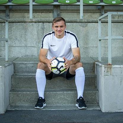 jordan holding soccer ball