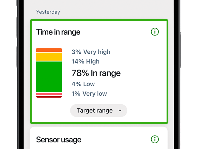 time in range screen