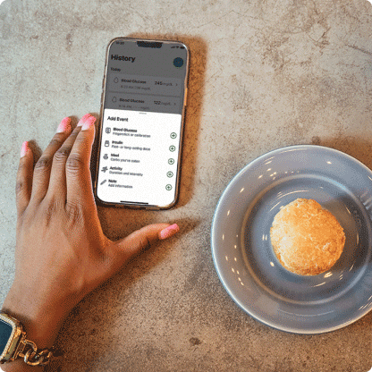 dexcom-app-food-logging