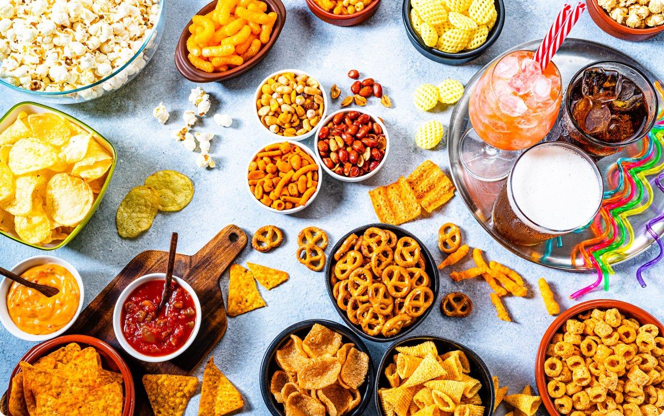 Array of Food on a table