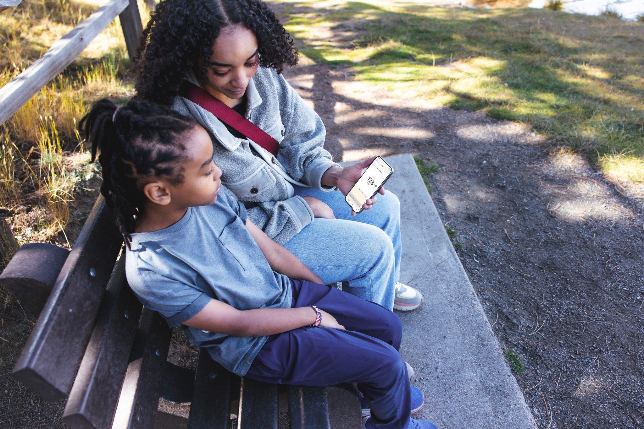 family smiling together