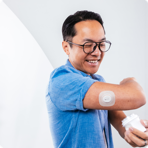 Warrior Joshua V smiling with G7 sensor