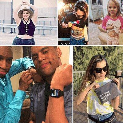 Warriors Showing Dexcom gear