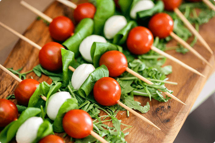 Caprese skewers