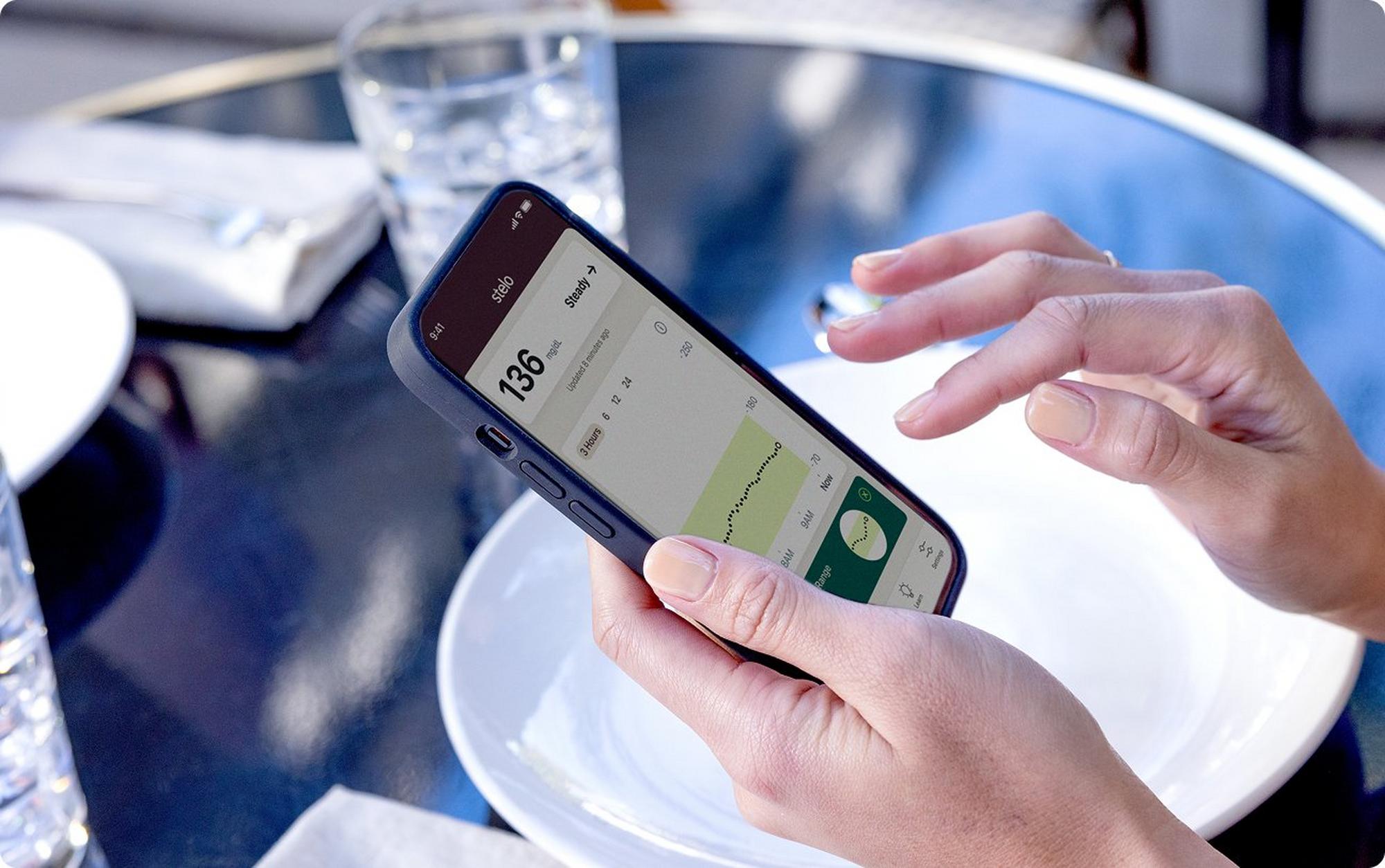 using phone to check readings