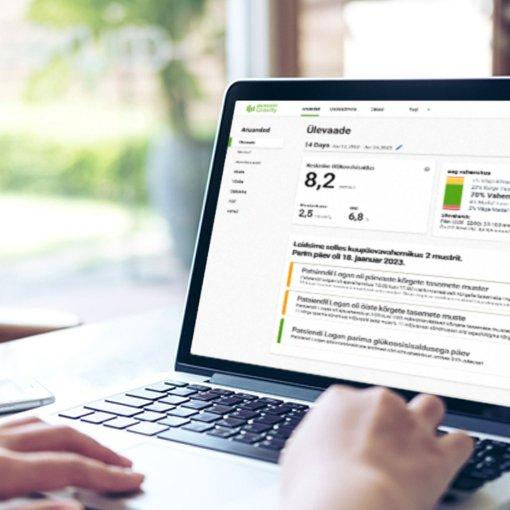 Dexcom Clarity konto loomine ja andmete kliinikuga jagamine