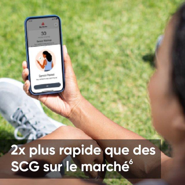 Screenshot of the Dexcom G7 Application