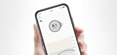 Lectures de glycémie en un coup d'œil sur l'application Dexcom G6