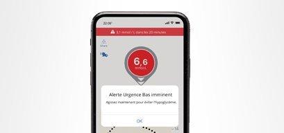 Alerte prédictive pour prévenir l'hypoglycémie avec le système CGM Dexcom G6