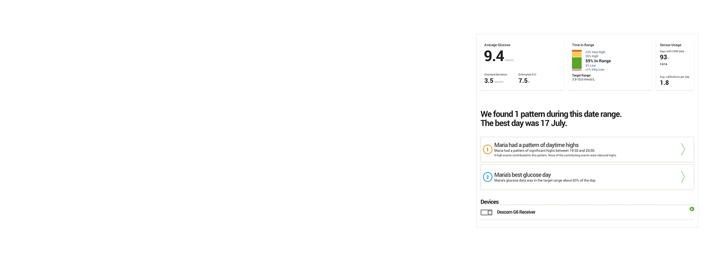Dexcom Clarity - Diabetes Management Software