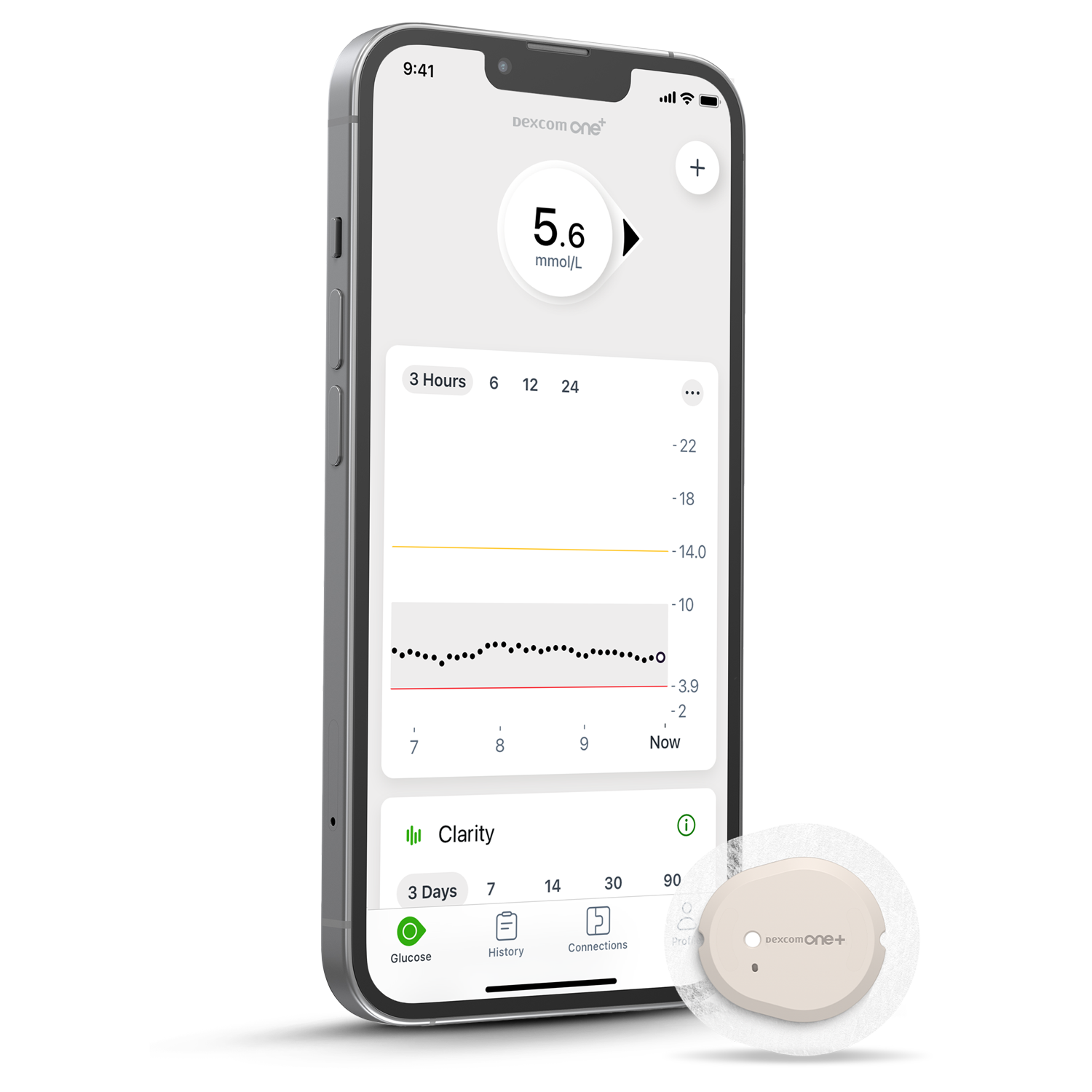 Dexcom ONE+ rakendus
