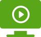 Computer monitor icon