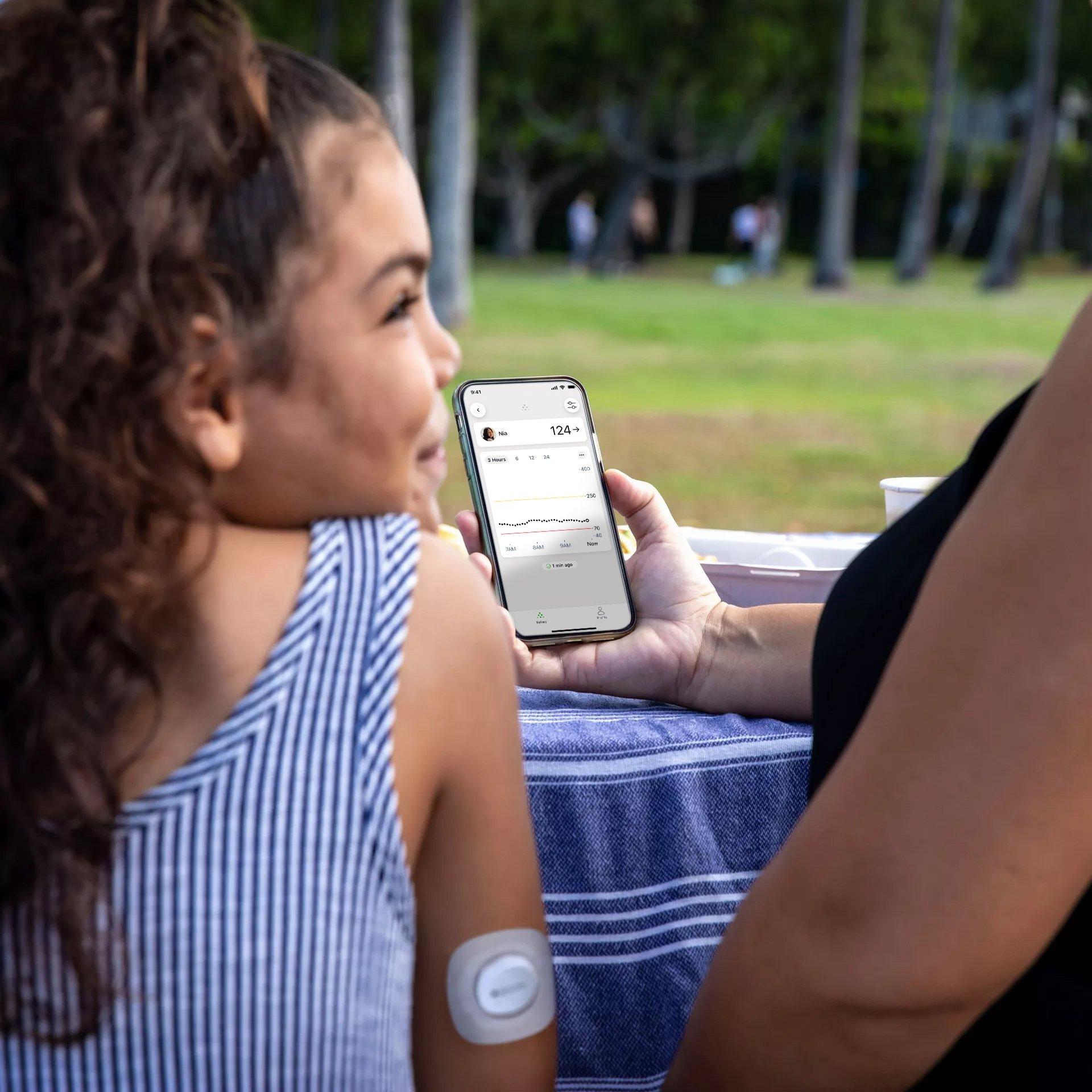 Image of smartphone showing Share and Follow app