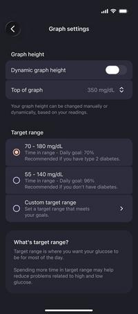 Dynamic Graph settings in Stelo app