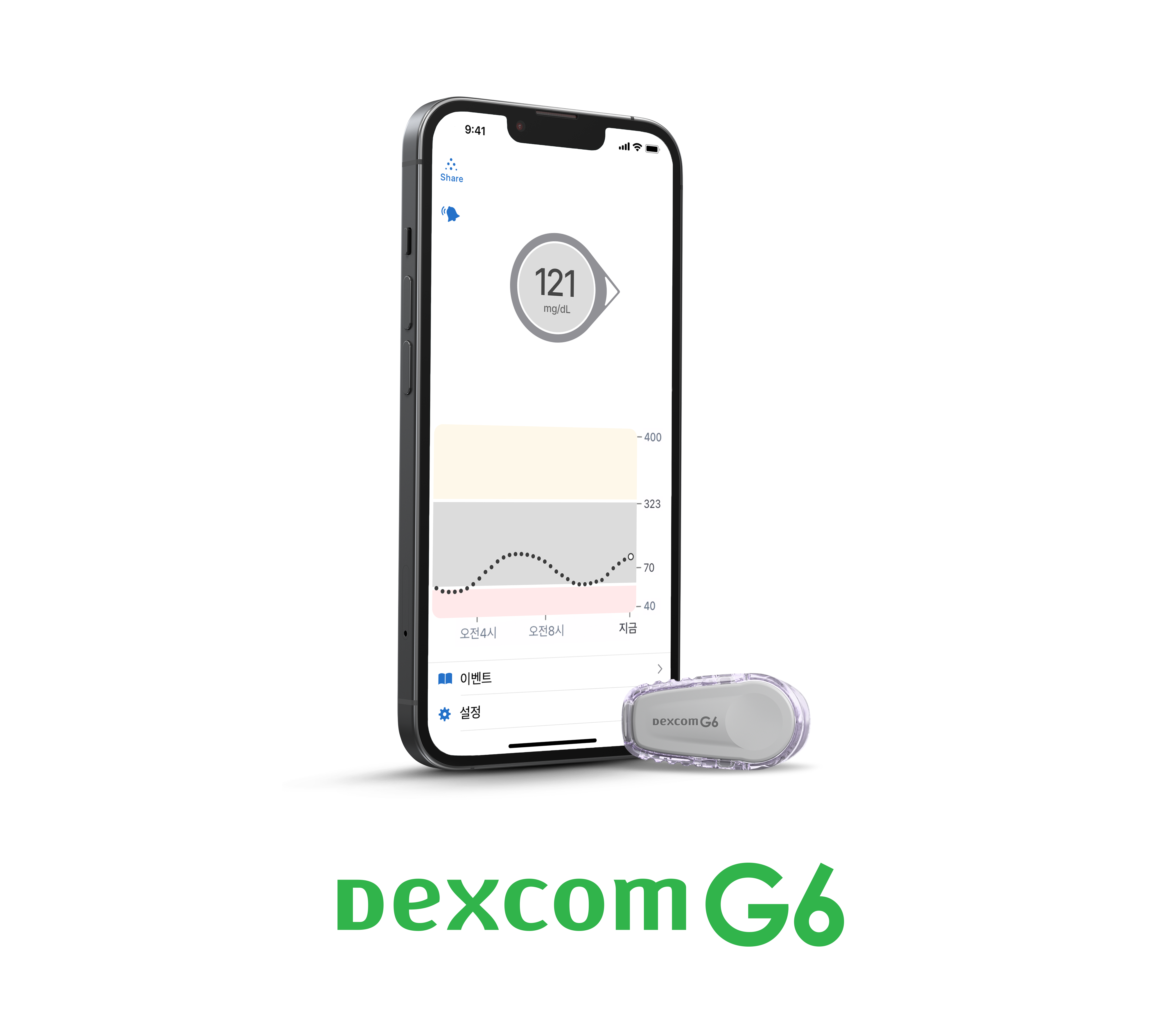 커넥티드 인슐린 요법을 사용하는 T1 당뇨병용 덱스콤 G6 CGM