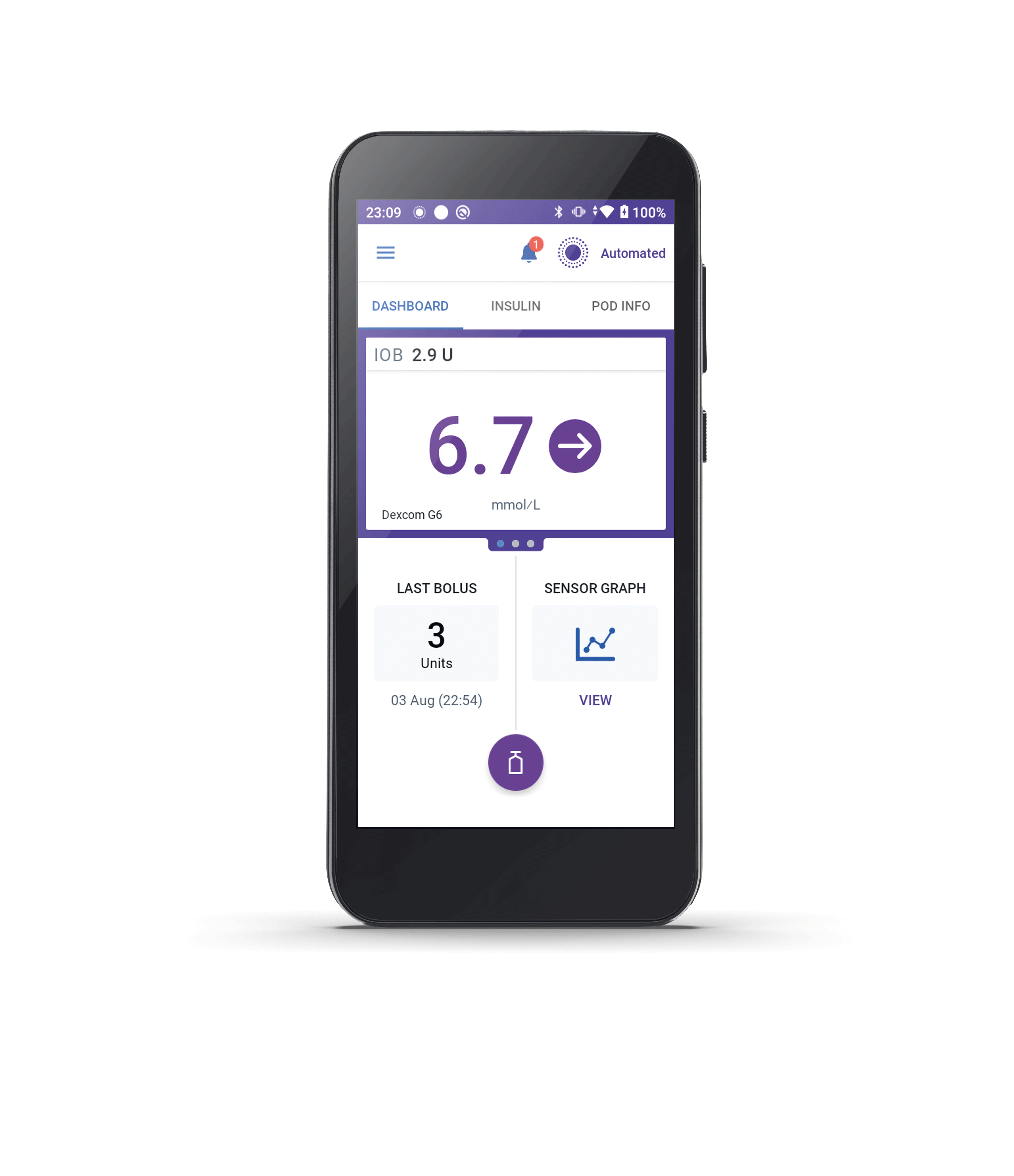 Omnipod 5 app - custom glucose targets