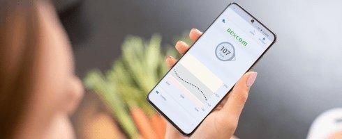 With Dexcom G6 CGM see your glucose readings on your smart device
