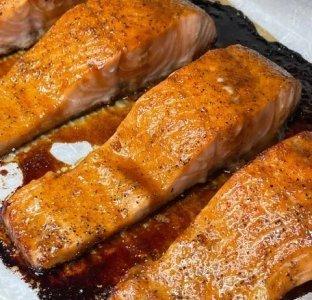 sweet and spicy salmon