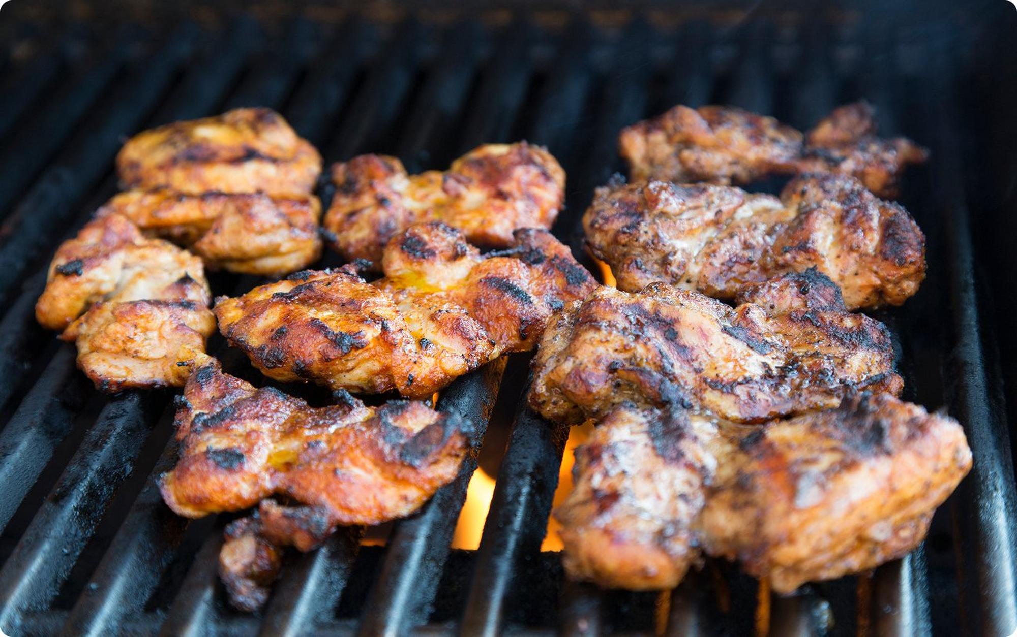 grilled chicken on the bbq
