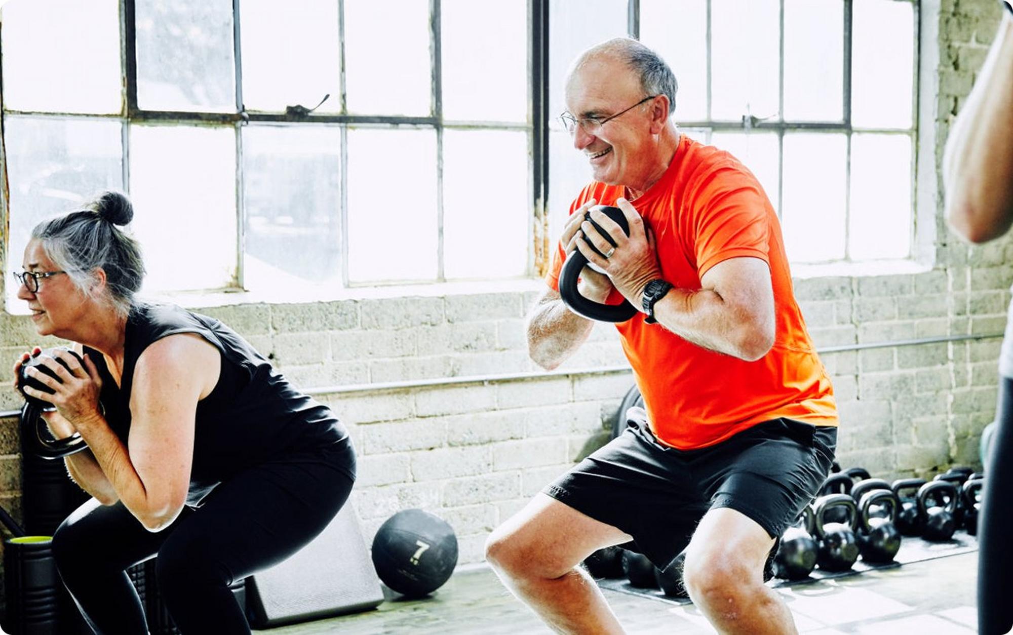 couple working out together