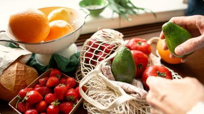 fruits being washed