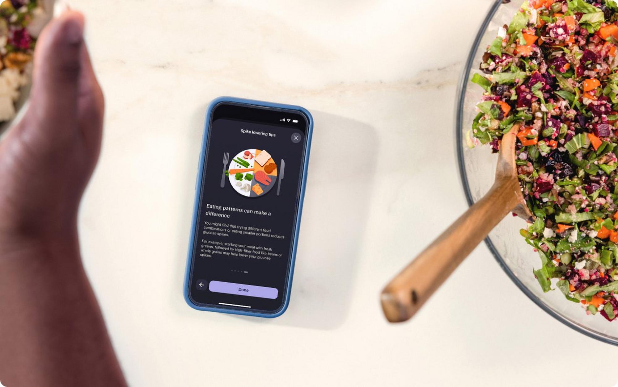 stelo app on smartphone