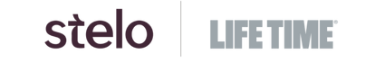 stelo and life time logos