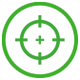 Arrow and target icon